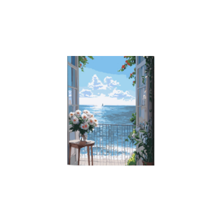 KIT PAINT BY NUMBERS HORIZONTE SERENO 40X50
